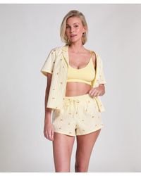 Hunkemöller - Pantalón corto de algodón - Lyst