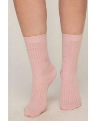Hunkemöller - Cashmere Blend Ribbed Socks - Lyst