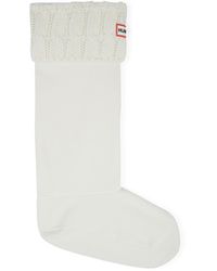 Calcetines hunter blancos Clearance