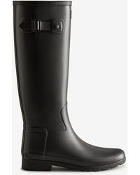 HUNTER Refined Slim Fit Tall Wellington Boots - Black