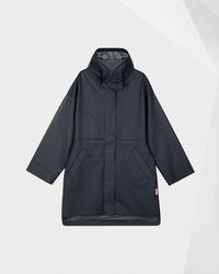 HUNTER Original Oversized Waterproof Raincoat - Black