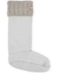 HUNTER Calcetines Unisex De Punto De Ochos Para Botas Original - Gris
