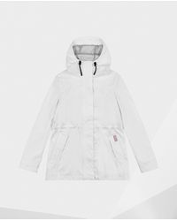 HUNTER Lightweight Waterproof Jacket - White