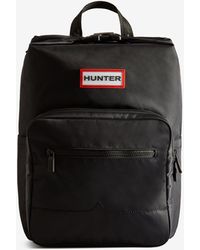 HUNTER Nylon Pioneer Top Clip Backpack - Black