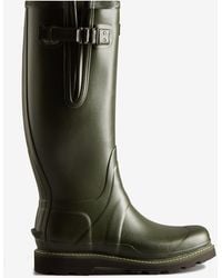 HUNTER Balmoral Side Adjustable Wellington Boots - Green