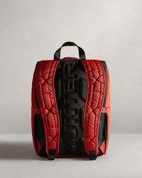 HUNTER Nylon Pioneer Top Clip Backpack - Red