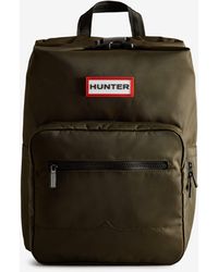 HUNTER Nylon Pioneer Top Clip Backpack - Green