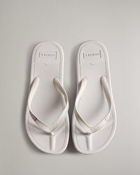 HUNTER Women's Original Flip Flops - White