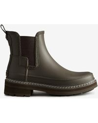 hunter refined stitch detail bootie