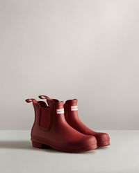 HUNTER Women's Original Chelsea Boots - Red