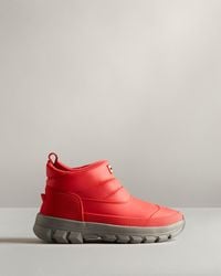 HUNTER Insulated Ankle Snow Boots - Red