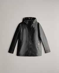 HUNTER Women's Original Lightweight Waterproof Jacket - Black