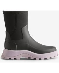 HUNTER City Explorer Short Neoprene Boots in Black | Lyst