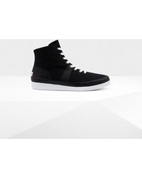hunter canvas sneakers