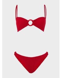 Hunza G - Misty Bikini With Tonal Hoops - Lyst
