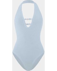 Hunza G - Adriana Beaded Swim - Lyst