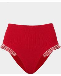 Hunza G - High Waist Bikini Bottom - Lyst