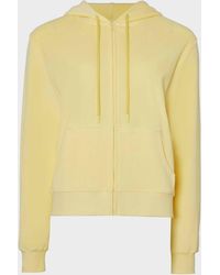 Hunza G - Terry Towelling Zip Hoodie - Lyst