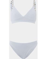 Hunza G - Tessa Eyelet Bikini - Lyst