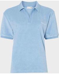 Hunza G - Terry Towelling Polo - Lyst