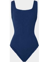 Hunza G - Coverage Square Neck Swim - Lyst