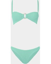 Hunza G - Misty Bikini With Pearly Hoop - Lyst