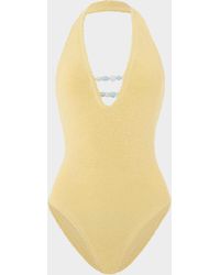 Hunza G - Adriana Beaded Swim - Lyst