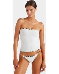 Hunza G - Burberry X Devyn Swimskirt/Top - Lyst