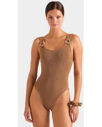 Hunza G - Burberry X Domino Swim - Lyst