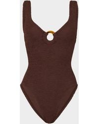 Hunza G - "Celine Swim" One Piece Swimsuit - Lyst