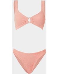 Hunza G - Julia Bikini With Pearly Hoop - Lyst