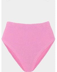 Hunza G - High Waist Bikini Bottom - Lyst