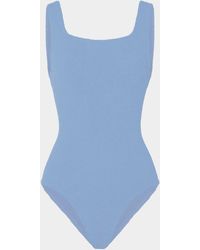 Hunza G - Coverage Square Neck Swim - Lyst