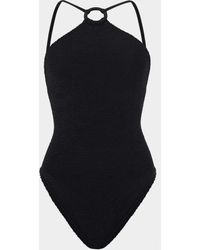 Hunza G - Jasmine Swim With Tonal Hoop - Lyst