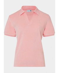 Hunza G - Terry Towelling Polo - Lyst