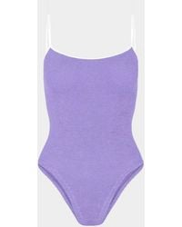 Hunza G - Pamela Swim Contrast - Lyst