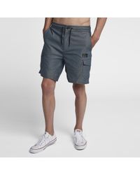 hurley dri fit cargo shorts