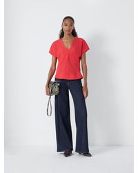 Hush - Grace Short Sleeve Top - Lyst