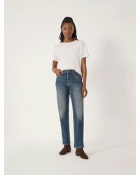 Hush - Agnes 2.0 Turn Up Jeans - Lyst