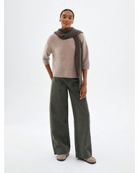 Hush - Sanna Barrel Leg Washed Trousers - Lyst