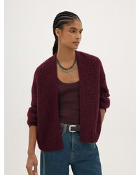 Hush - Flossie Waffle Stitch Knitted Cardigan - Lyst