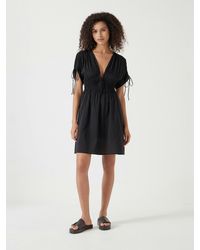 Hush - Grace Cotton Blend Mini Beach Dress - Lyst