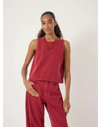 Hush - Valerie Denim Shell Top - Lyst
