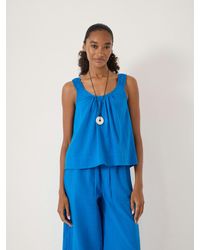 Hush - Lazra Gathered Strap Flared Cami Top - Lyst
