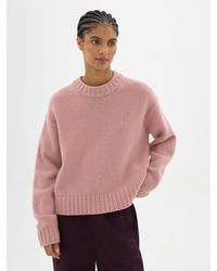 Hush - Cora Relaxed Chunky Cashmere Crew Jumper - Lyst