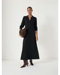 Hush - Polo Neck Knitted Midi Dress - Lyst