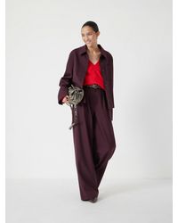 Hush - Wool Blend Relaxed Jacket - Lyst