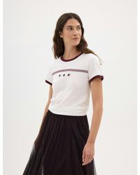Hush - Star Ringer Slim T-Shirt - Lyst
