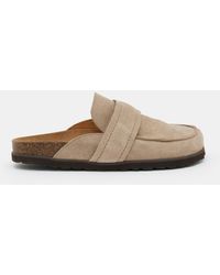 Hush - Pia Padded Suede Mules - Lyst
