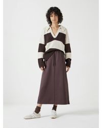 Hush - Harrison Pintuck Jersey Skirt - Lyst